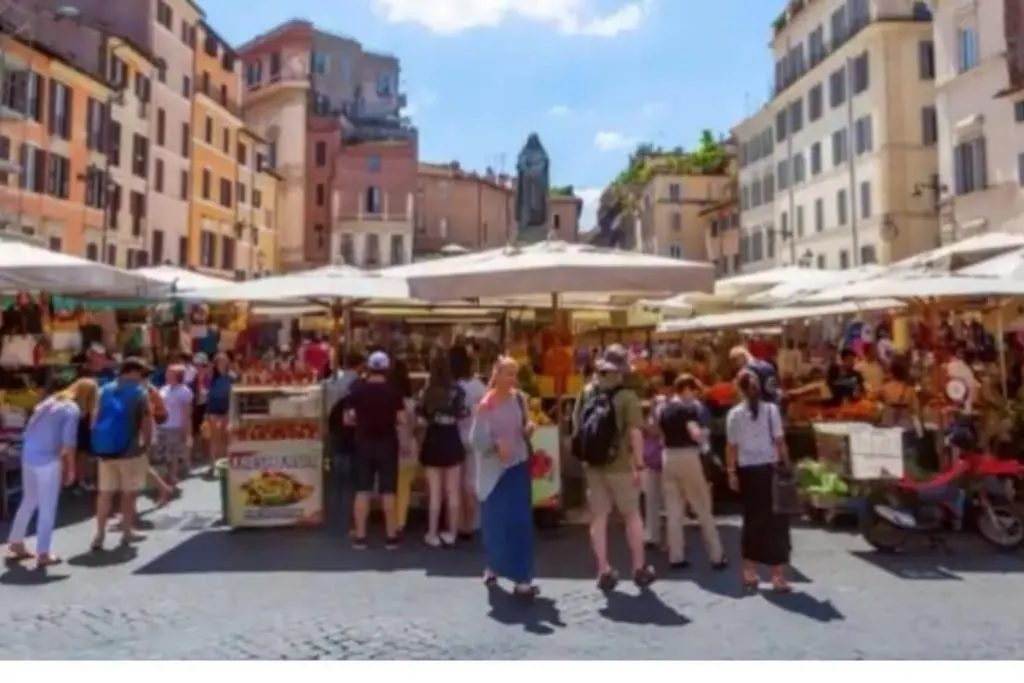 Campo De'Fiori-Rome By Foot Charming Apartment Aircwif Netflix Rome